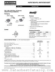 HUFA75631S3ST datasheet pdf Fairchild Semiconductor