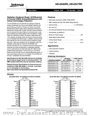 HS1-0546RH-Q datasheet pdf Intersil