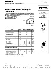 MJH10012 datasheet pdf ON Semiconductor
