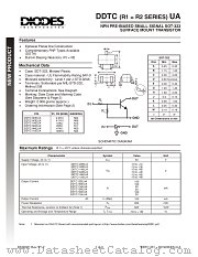DDTC144EUA-7 datasheet pdf Diodes