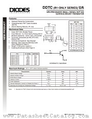 DDTC143TUA-7 datasheet pdf Diodes