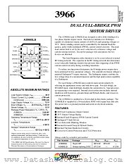 3966 datasheet pdf Allegro MicroSystems