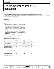 BA3853 datasheet pdf ROHM