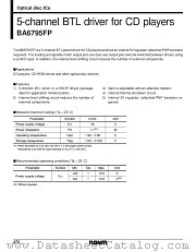 BA6795 datasheet pdf ROHM