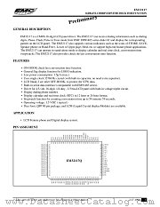 EM32117Q datasheet pdf ELAN Microelectronics