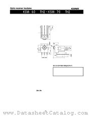KSM-704TH2 datasheet pdf Kodenshi Corp