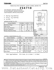 SK710 datasheet pdf TOSHIBA