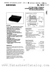 SL1814 datasheet pdf Siemens