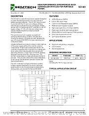 SC1401ISS datasheet pdf Semtech
