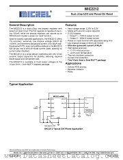 MIC2212-2.9BML datasheet pdf Micrel Semiconductor
