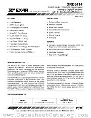XRD6414 datasheet pdf Exar