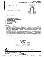TLV5620I datasheet pdf Texas Instruments