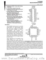 TLC32040MJ datasheet pdf Texas Instruments