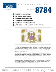 TGL8784 datasheet pdf TriQuint Semiconductor