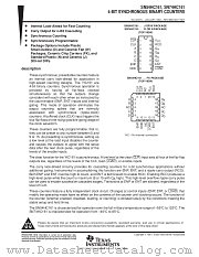 SN54HC161FK datasheet pdf Texas Instruments