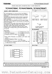 TC74VHC00 datasheet pdf TOSHIBA