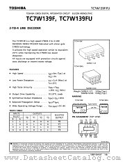 TC7W139 datasheet pdf TOSHIBA