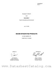 MAX4599EXT datasheet pdf MAXIM - Dallas Semiconductor