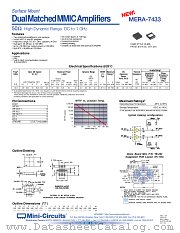 MERA-7433 datasheet pdf Mini-Circuits