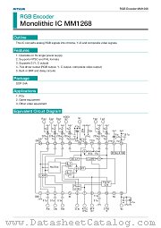 MM1268 datasheet pdf Mitsumi Electric