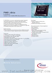 PMB7860 datasheet pdf Infineon