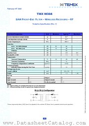 TMXW308 datasheet pdf Temex Electronics