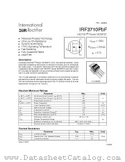 IRF3710PBF datasheet pdf International Rectifier