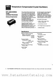 NTC4110 datasheet pdf NEL Frequency Controls