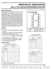GD74HCT155 datasheet pdf LG Semiconductor