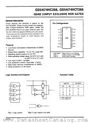 GD74HCT266 datasheet pdf LG Semiconductor