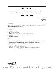 HA12211 datasheet pdf Hitachi Semiconductor