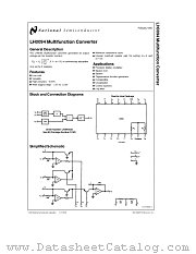 LH0094CD datasheet pdf National Semiconductor