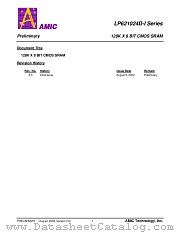 LP621024DX-70LLI datasheet pdf AMIC Technology