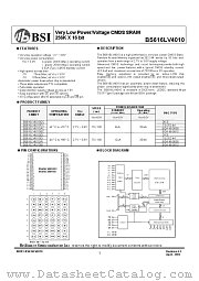 BS616LV4010DI datasheet pdf Brilliance Semiconductor