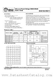 BS616UV8011DC datasheet pdf Brilliance Semiconductor