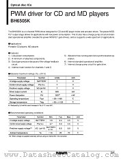 BH6505K datasheet pdf ROHM