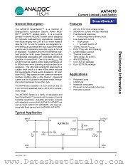 AAT4618 datasheet pdf ANALOGIC TECH