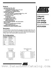 AT27LV020A-15VI datasheet pdf Atmel