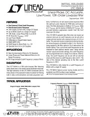 LTC1569CS8-6 datasheet pdf Linear Technology