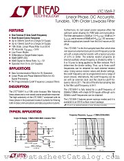 LTC1569IS8-7 datasheet pdf Linear Technology