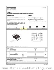 FDR4410 datasheet pdf Fairchild Semiconductor