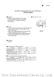 BA4908 datasheet pdf ROHM