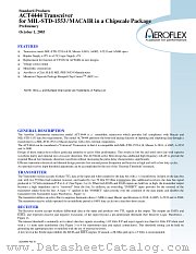 4444 datasheet pdf Aeroflex Circuit Technology