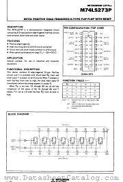 74273 datasheet pdf Mitsubishi Electric Corporation