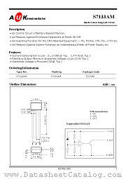 S7133 datasheet pdf AUK Corp