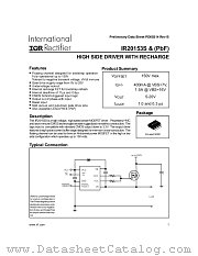 IR20153SPBF datasheet pdf International Rectifier