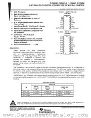 TLC0834I datasheet pdf Texas Instruments