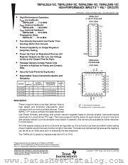 TIBPAL20L8-10CJT datasheet pdf Texas Instruments