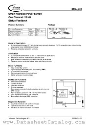 BTS441RG datasheet pdf Infineon