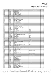 LQ-2170 datasheet pdf Epson Company